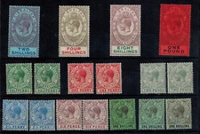 Gibraltar 1912-1924 KGV Set SG 76-85 & 79ba RARE 1/2d-L1 MOG GEM CV L750++