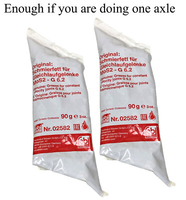 #ad #ad CV Joint Grease for VW Beetle Bus Ghia Thing OEM Febi 2 Packets $13.99