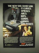 1982 Skil Skilsaw 10" Band Saw Ad