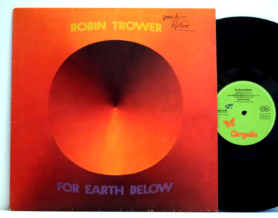 Robin Trower        For earth below        Blues      NM # 40