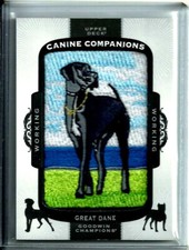 2017 Upper Deck Goodwin Champions Canine Companions CC-50 Great Dane  Dog