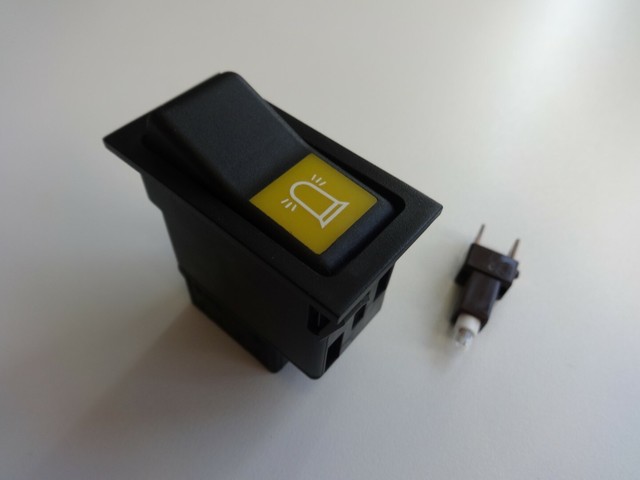 Tilt switch rocker switch switch all-round indicator light signal lamp light yellow- Tilt switch rocker switch switch all-round indicator light signal lamp light yellow-