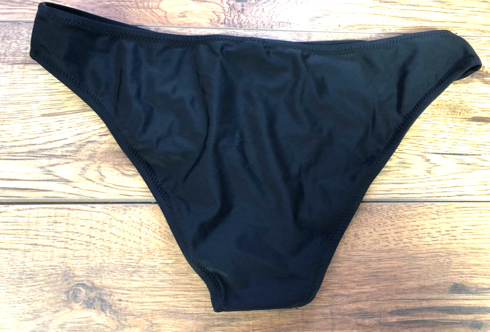 Cupshe Bikini Bottoms Large Black Low/Mid Rise New with Tags image 2