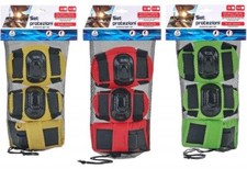 Set Protezioni Bambini Kit Ginocchiere Gomitiere Skate Pattini Bici 