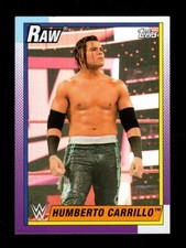 2021 TOPPS HERITAGE WWE RAINBOW FOIL RAW #17 HUMBERTO CARRILLO