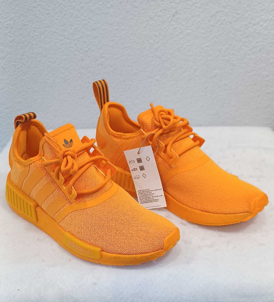 New Women's Adidas Originals NMD_R1 Boost Shoes~Bright Orange