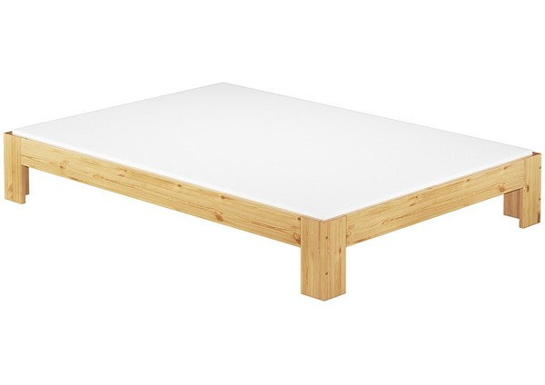 FranzöSisches Bett 140X200 Kiefer Massiv Rollrost Matratze Jugendbett Kinderbett-image