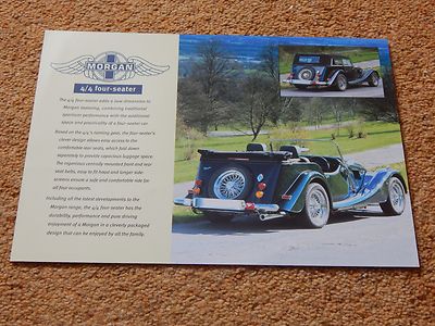 Morgan 4/4 1800 4-Sitzer Datenblatt - 2000 (ohne Abgasdaten)