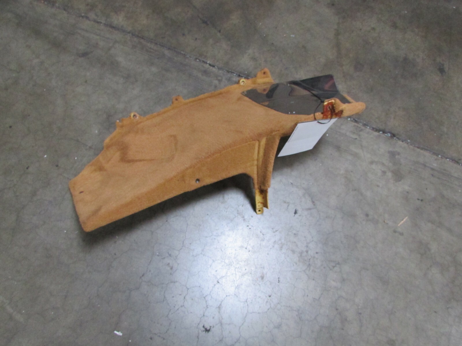 Ferrari 599 GTB, LH, Left Console Front Side Section Panel, Used, P/N 68557200