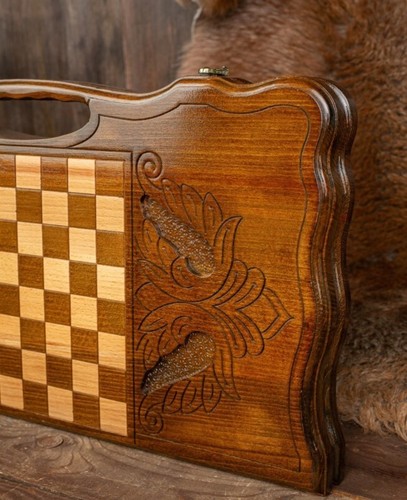 Backgammon: Premium Handmade Backgammon - Picture 5 of 6