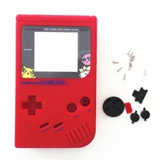 Picachu Full Housing Shell Case for Nintendo For Gameboy Classic DMG-01 -- Red