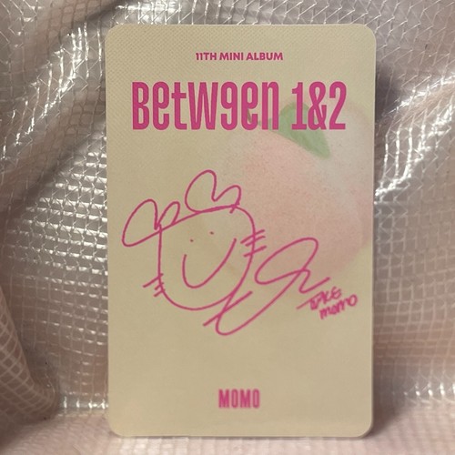 Momo Official Photocard Twice 11th Mini Album Between 1 & 2 Jyp Ent Kpop - Picture 2 of 2