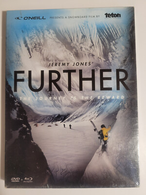 Jeremy Jones Further: The Journey Is The Reward, DVD Blu-ray, 2 Discs. Brand New