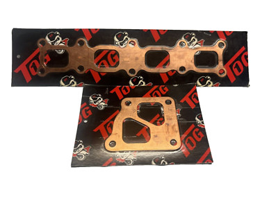 Cooper Exhaust Manifold Gasket+turbo inlet gasket for Mitsubishi Evolution Evo10