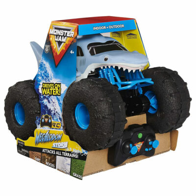 SPIN MASTER MJC Megalodon Storm Amphibienspielzeugfahrzeug, Mehrfarbig