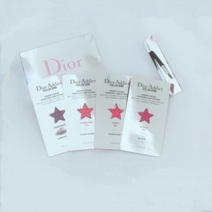 Details About Dior Addict Stellar Shine Lip Color 4 Sample Cards Set 891 673 536 976