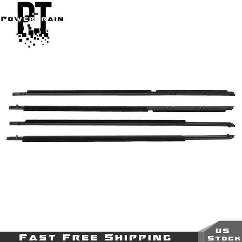4PCS Window Moulding Trims Weatherstrip Seal Belt For Toyota Camry 2007 08 09-11 - Foto 7 di 15