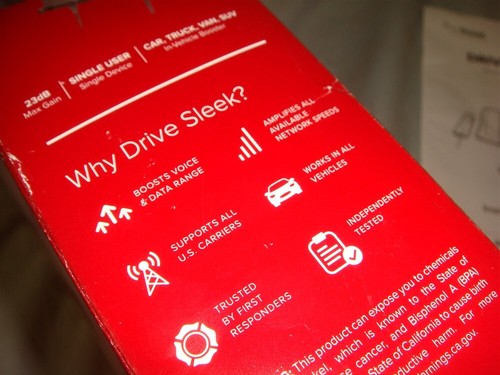 WEBOOST DRIVE SLEEK VEHICLE CELL PHONE SIGNAL BOOSTER - 第 7/7 張圖片
