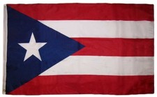 3x5 Puerto Rico Dark Blue 150D SPUN POLYESTER Flag 5' x 3' Banner Heavy Duty