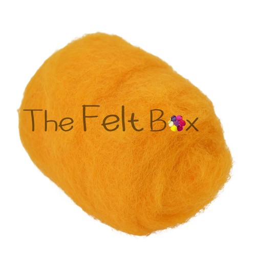 Carded Felting Wool Needle 3D Brown Grey White Black Green Blue Batt The FeltBox - Picture 13 of 163