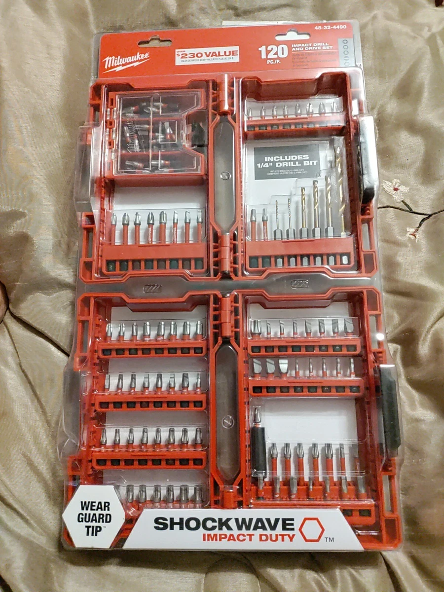 Milwaukee 120 piece bit cheap set