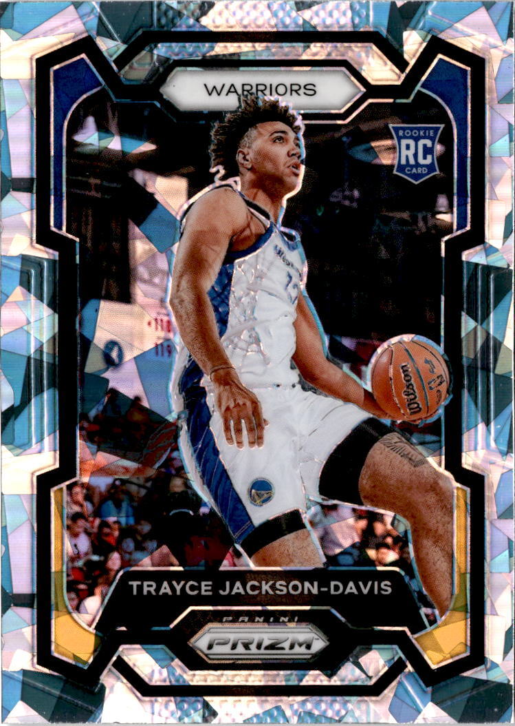 2023-24 Panini Prizm #148 Trayce Jackson-Davis Prizms Ice Golden State Warriors