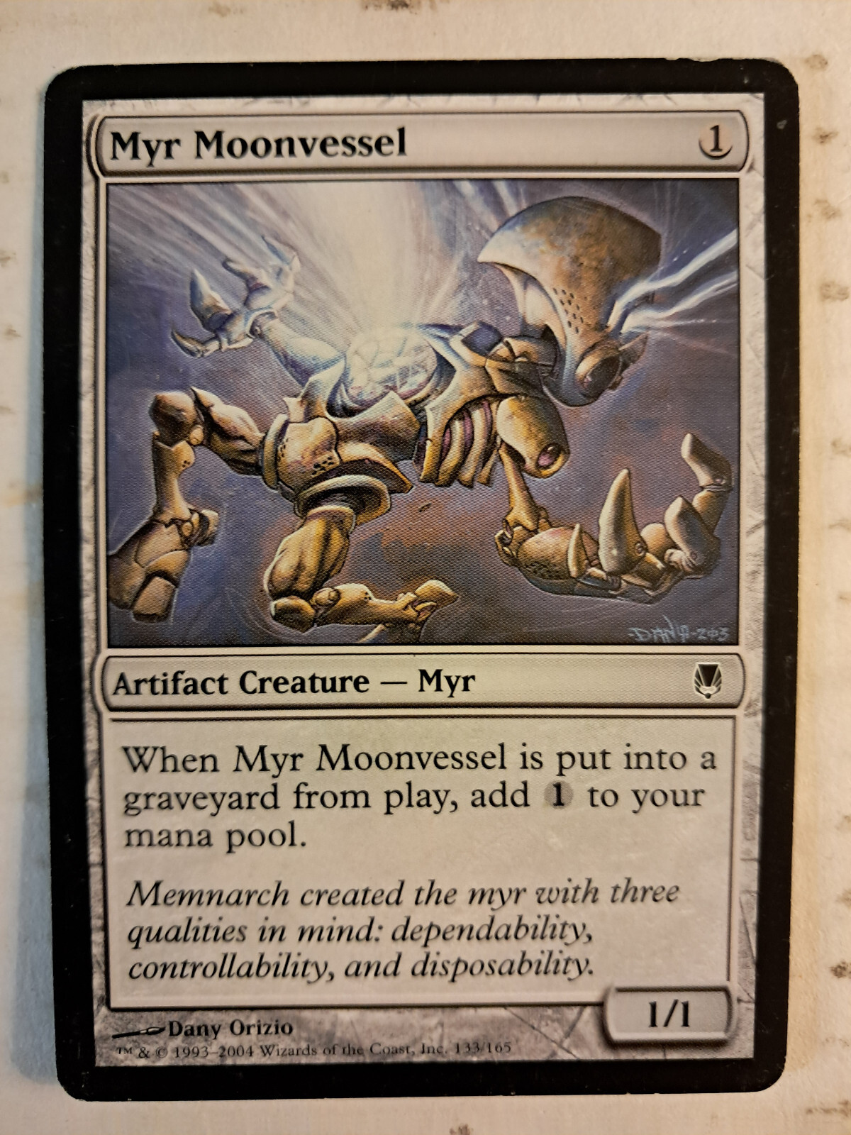 Myr Moonvessel (133/165) Darksteel LP MTG Magic ARTIFACT BULK DISCOUNT