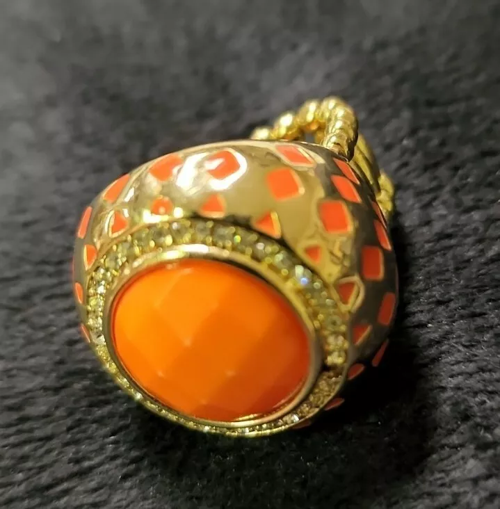 Orange costume jewelry deals