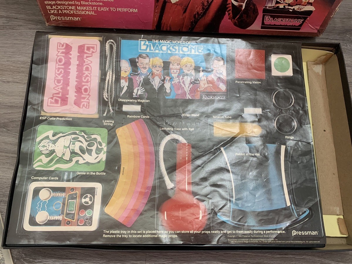 1983 Vintage The Magic World of Blackstone Beginner's Magic Set