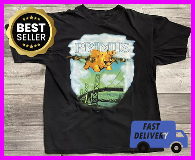 Primus Southbound Pachyderm Tour T-Shirt Black Cotton