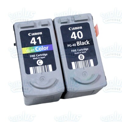 Genuine Canon PG40 Black CL-41 Color Ink JX200 MX300 MP180 iP1600 iP1700 MP190