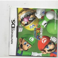 Mario DS 64 Nintendo DS MANUAL ONLY Authentic NO TRACKING