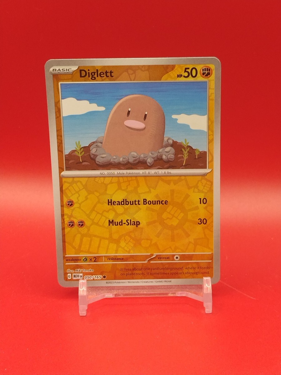 Pokmon - Diglett 050/165 - Reverse Holo - ENGLISH Pokmon - Diglett 050/165 - Reverse Holo - ENGLISH