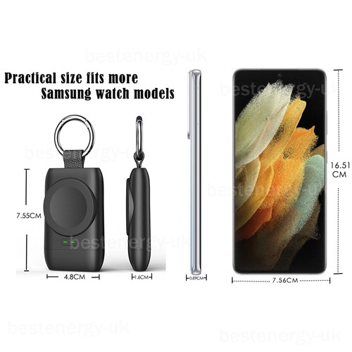Portable Keychain 1400mAh USB C Charger for Samsung Watch 6/6 Classic/5/5 Pro/4 - Picture 11 of 13