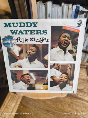 MUDDY WATERS ''FOLK SINGER'' - LP FRANCE (RE 1977) - REF:515016 - LABEL CHESS -