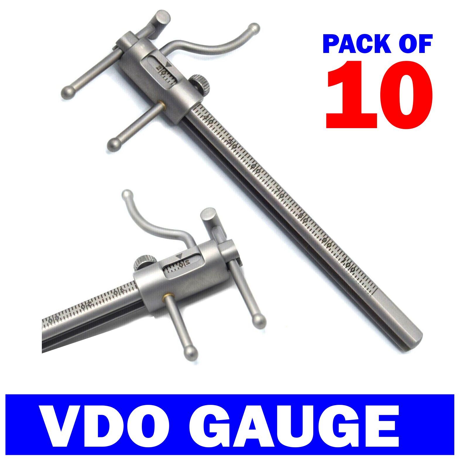 Dental Ruler VDO Gauge Premium Grade Venus Apollo Gauge Prosthodontics