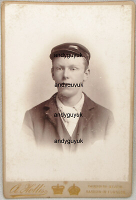 KABINETTKARTE MATROSE NAMENS JACK BRUCE VON HARTLEPOOL HOLLIS BARROW FURNESS FOTO