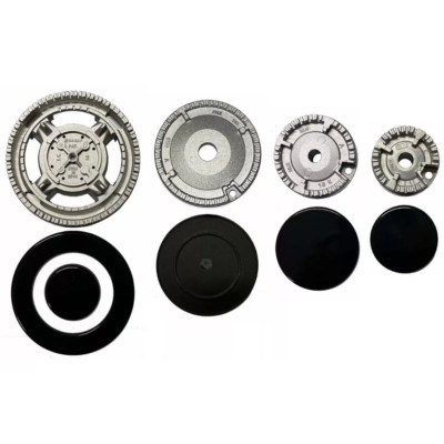 ARISTON HOTPOINT 4 BRUCIATORI PIATTELLI SPARTIFIAMMA 4 FUOCHI Cucina Gas