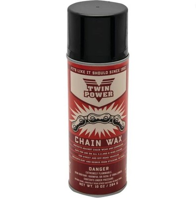 Twin Power 539062 10 Ounce Chain Wax Spray for Street & Off-Road