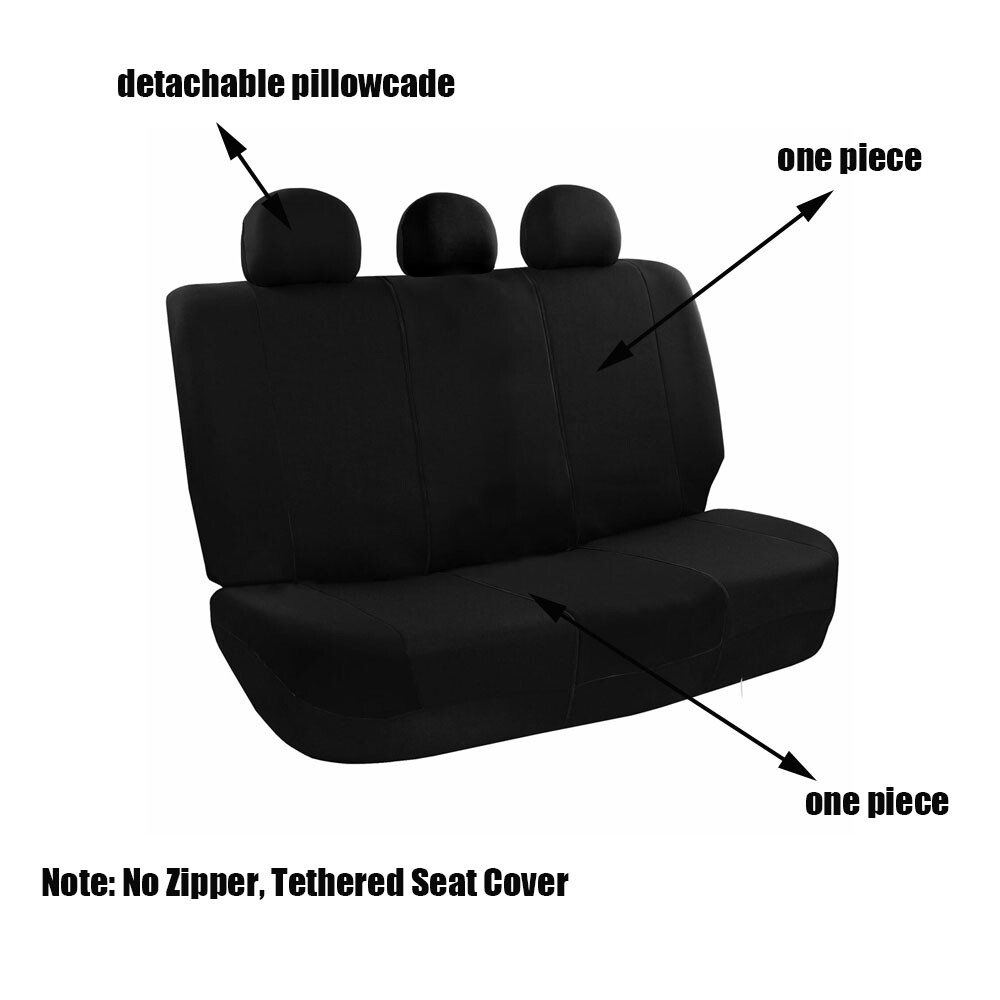 Full Set Washable Car Seat Covers 3Row For Auto SUV Van Truck