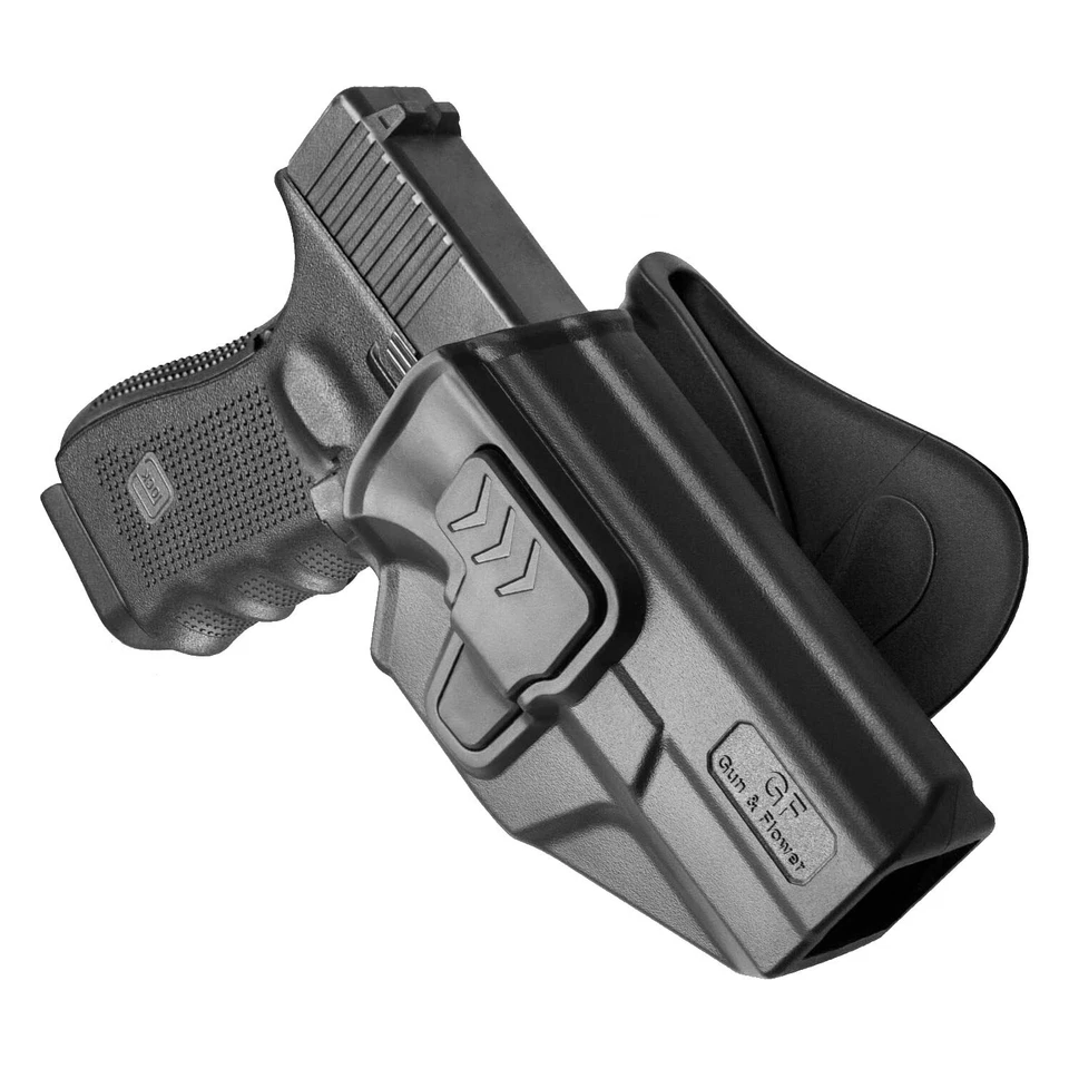 Funda de paleta nivel II/2 OWB con liberación de dedo índice Glock 19/19X/23/32/44/45 Foto 3 de 4