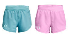 New Under Armour Girls 7-20 Fly By Shorts Pick Size  Color