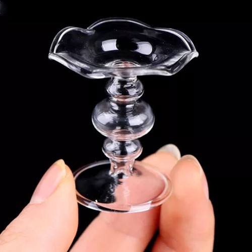 2x Dollhouse Miniature 1:6 Cake Plate Tray Fruit Dessert Display Stand Accessory - Imagen 7 de 12