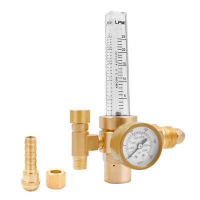 Welding Gas Regulator Argon/CO2 Mig Tig Flow Meter Pressure Reducer Flow Gauge