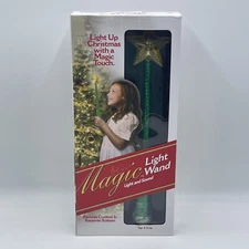 Magic Light Wand Christmas Remote Control & Receiver W/Light and Sound Green