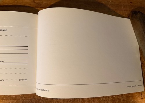 1989 Ferrari Owners Warranty & Service Booklet | (565/89) | 8-Cyl | BLANK, N.O.S - Picture 8 of 9