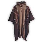 LLAMA WOOL MENS UNISEX SOUTH AMERICAN PONCHO CAPE COAT JACKET CLOAK