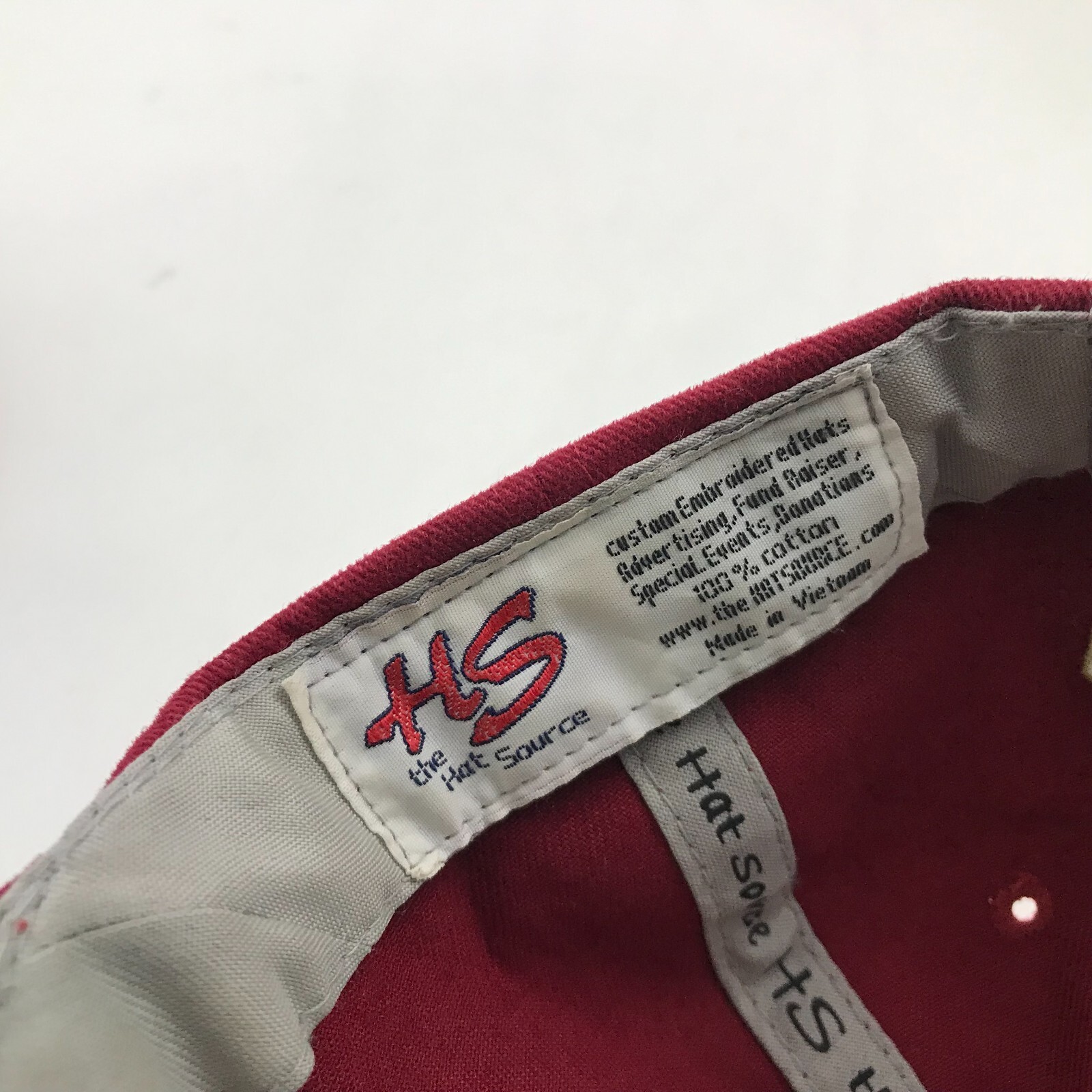 Cougars Hat Cap Strapback Red Yellow Football Emb… - image 7