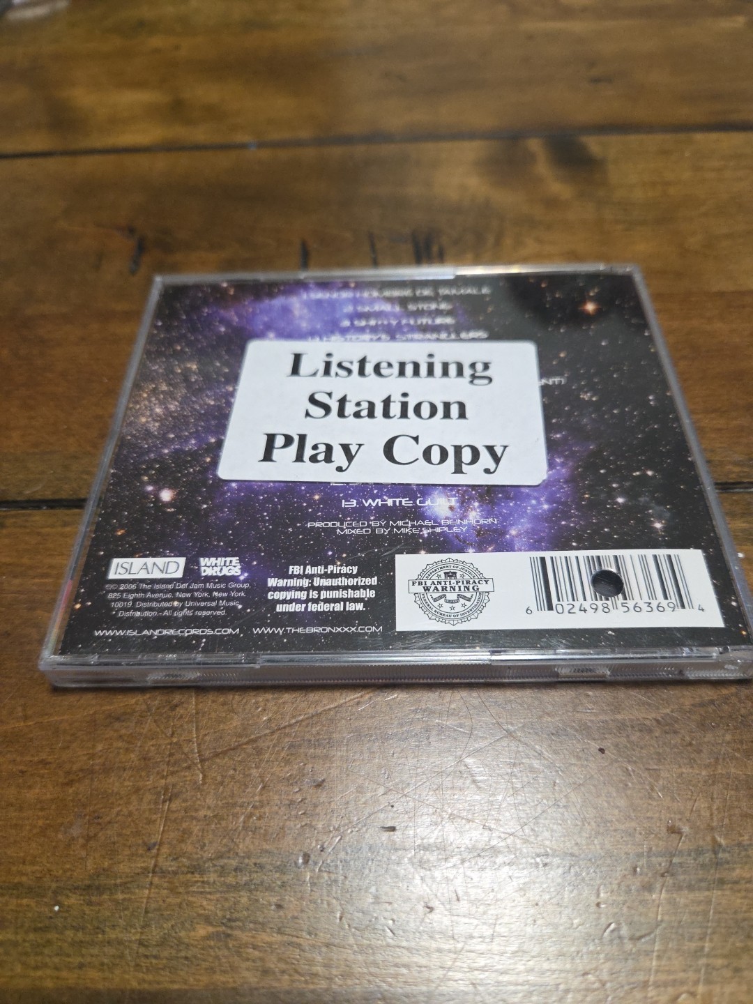 The Bronx Self Titled CD 2006 Hot Topic Store 350 Columbus OH Promo Play Copy