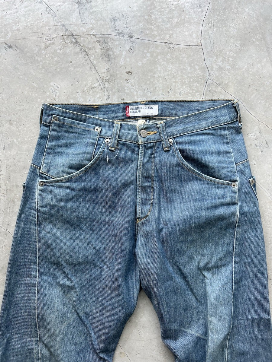 Levis Engineered Jeans Mens 31 Blue Regular Made In Japan | eBay